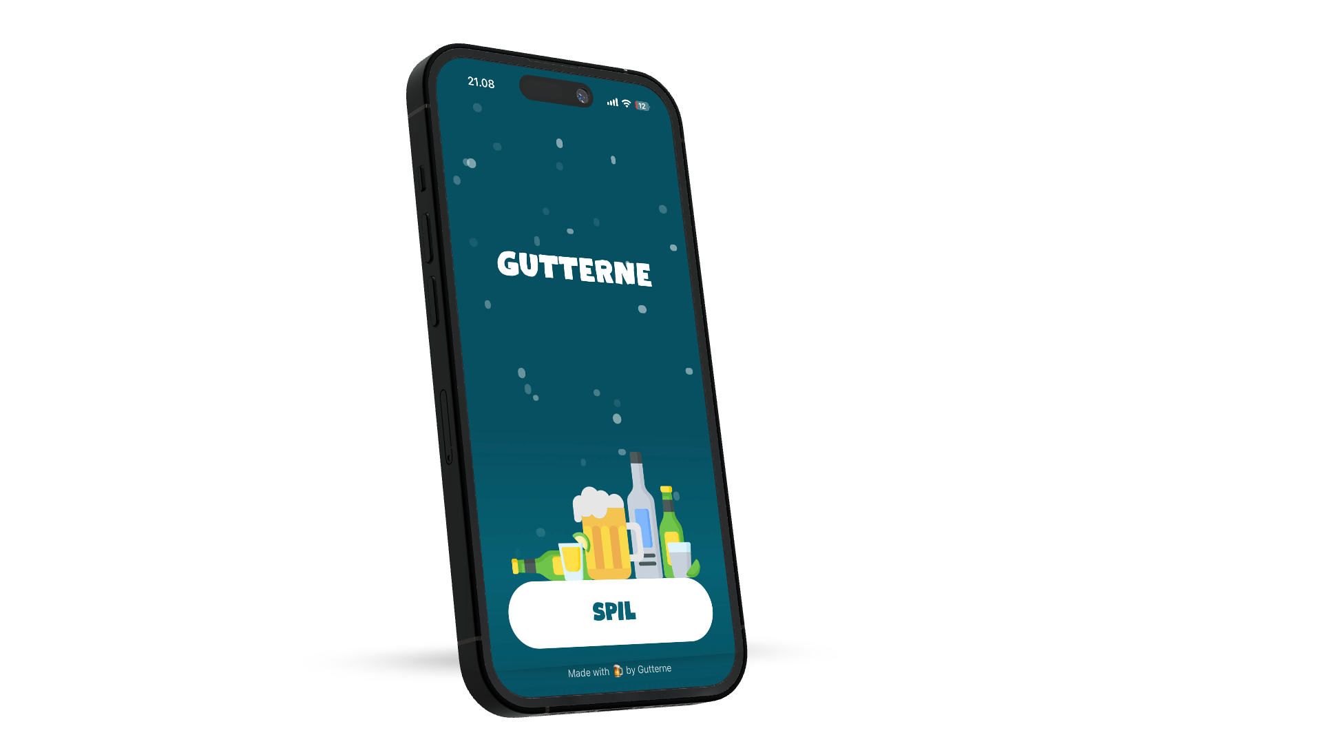 Gutterne-app på mobil